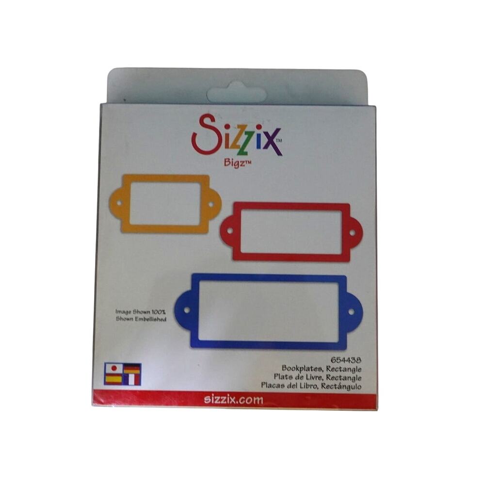 Sizzix Bigz Bookplates, Rectangle 654438